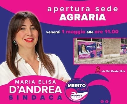 Apertura sede in zona Agraria della lista Merito di più
