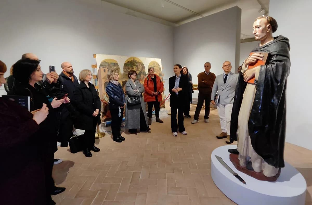 Presentato il volume “Donatello e il San Pietro martire a Fabriano: riflessioni dopo il restauro” con le ragioni dell’attribuzione a Donatello