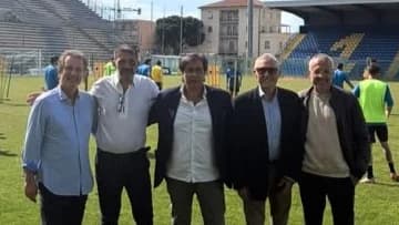Fermana, il saluto alla squadra del nuovo presidente Sergio Romoli