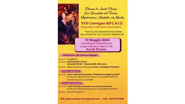 G.R.I.S. Diocesano: XVII Convegno diocesano Ascoli Piceno 