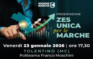 ZES UNICA PER LE MARCHE – VENERDÌ 23 GENNAIO INCONTRO A TOLENTINO