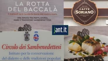All'Antico Caffè Soriano,tutti i martedì di quaresima, si percorrerà La Rotta del Baccalà