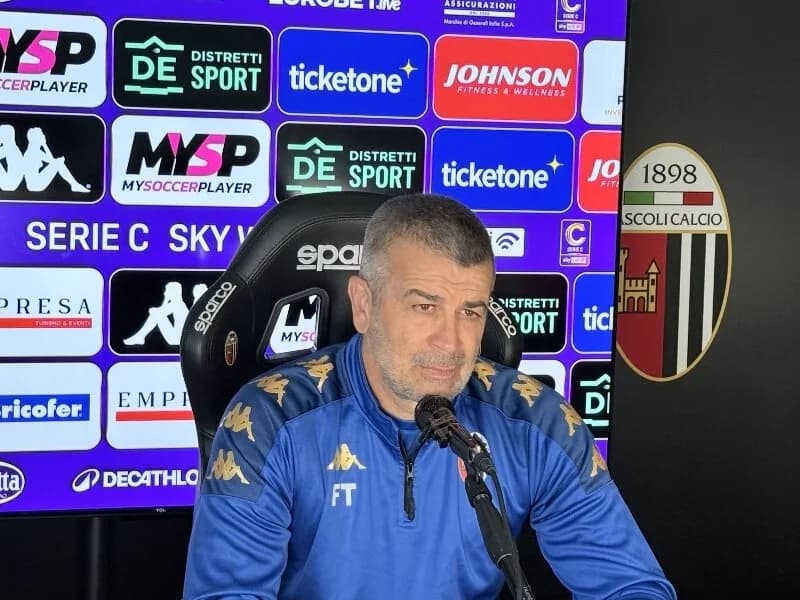 Ascoli Calcio - Tomei alla vigilia di Forlì: "Sfida difficile, dovremo essere concentrati"