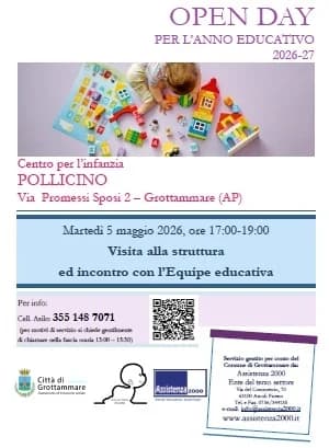 Servizi per l’infanzia: a maggio gli open day