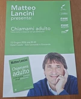 Matteo Lancini presenta il suo ultimo libro "Chiamami Adulto" Come stare in relazione con gli adolescenti