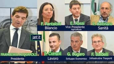 PRESENTATA LA NUOVA GIUNTA DELLA REGIONE MARCHE