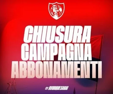 Giovedì 21 agosto chiude la campagna abbonamenti della U.S. Sambenedettese Ovunque Sarai