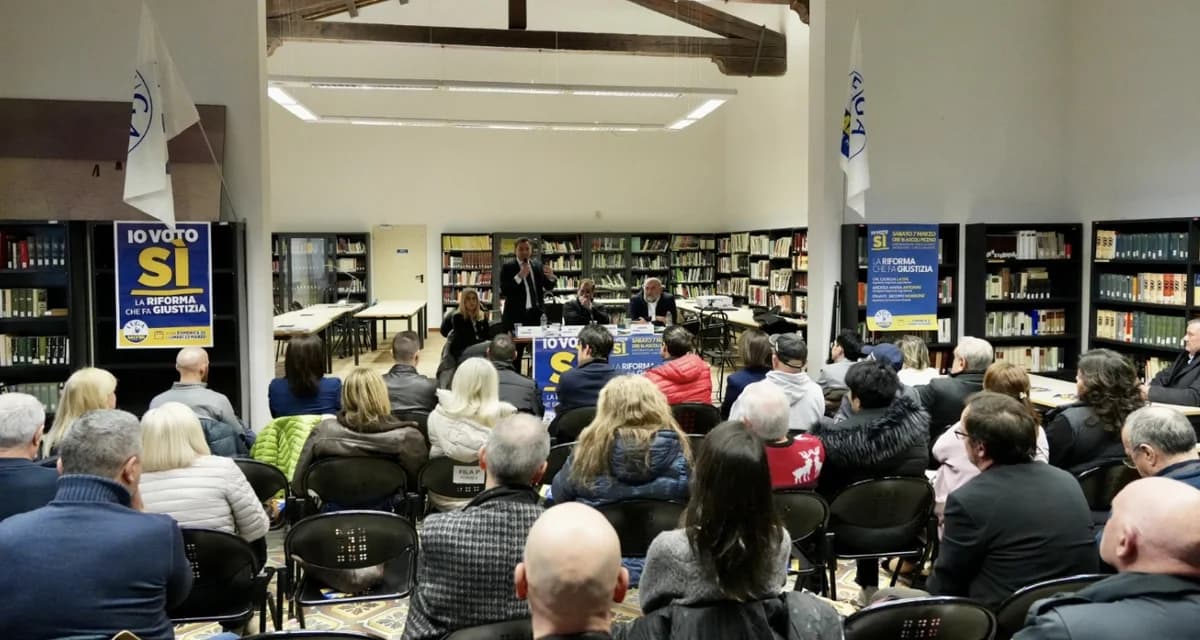 Referendum sulla giustizia, incontro ad Ascoli con l’on. Morrone (Lega)