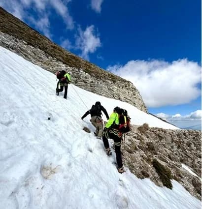 Due escursionisti bloccati sul monte Sibilla, intervento del Soccorso Alpino