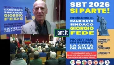 L'On. Giorgio Fede si presenta ufficialmente alla città di San Benedetto del Tronto
